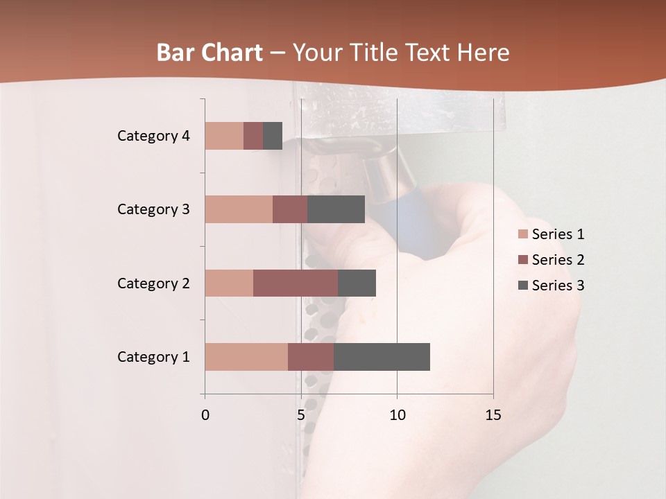 A Person Painting A Wall With A Paint Roller PowerPoint Template