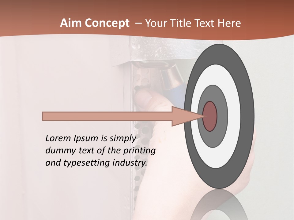 A Person Painting A Wall With A Paint Roller PowerPoint Template