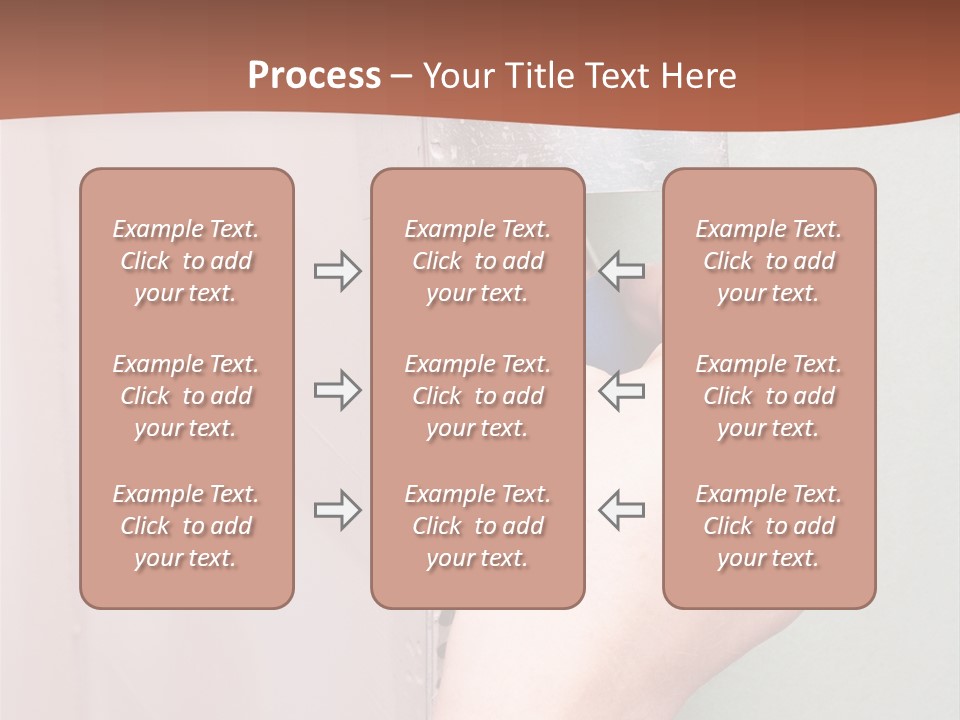 A Person Painting A Wall With A Paint Roller PowerPoint Template