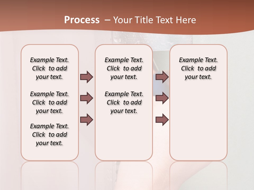 A Person Painting A Wall With A Paint Roller PowerPoint Template
