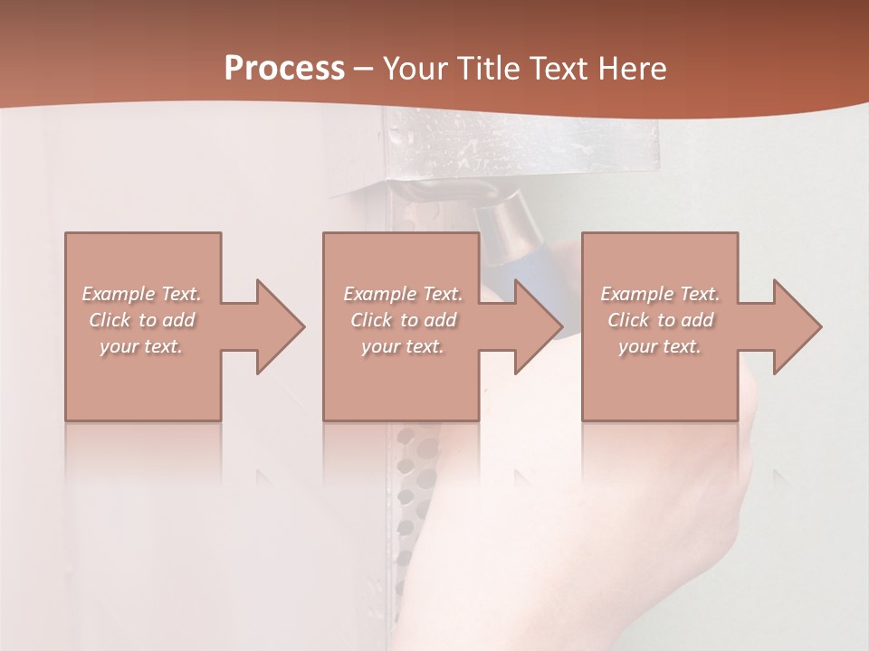 A Person Painting A Wall With A Paint Roller PowerPoint Template