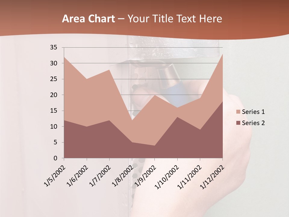 A Person Painting A Wall With A Paint Roller PowerPoint Template