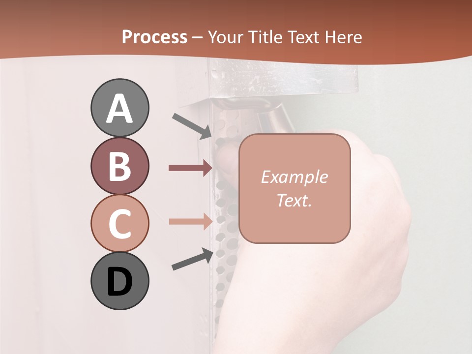 A Person Painting A Wall With A Paint Roller PowerPoint Template