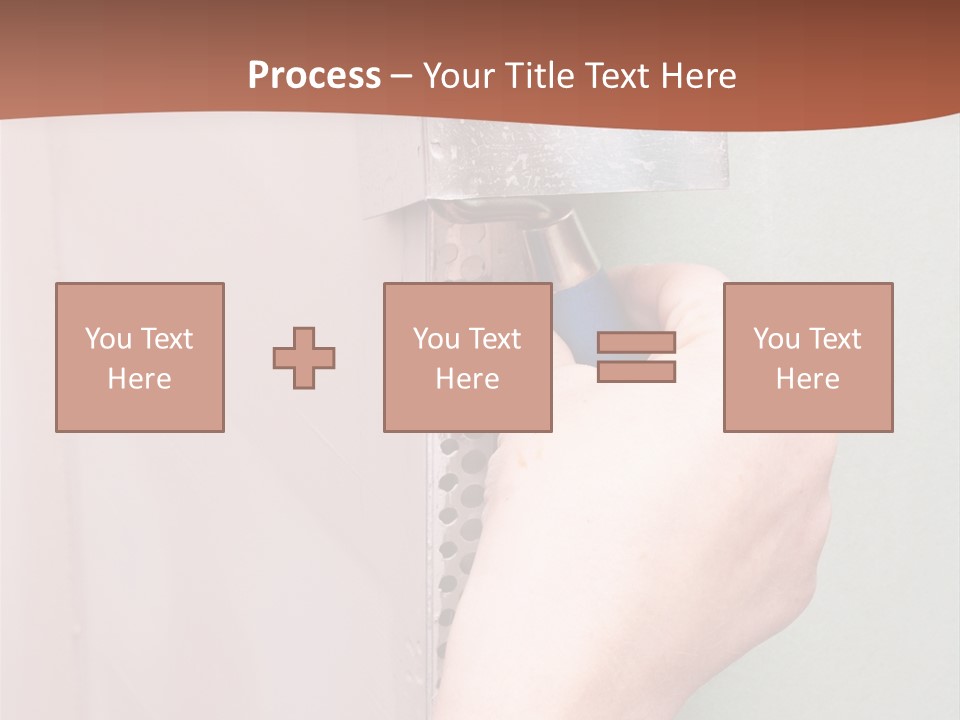 A Person Painting A Wall With A Paint Roller PowerPoint Template