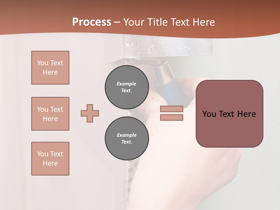 A Person Painting A Wall With A Paint Roller PowerPoint Template