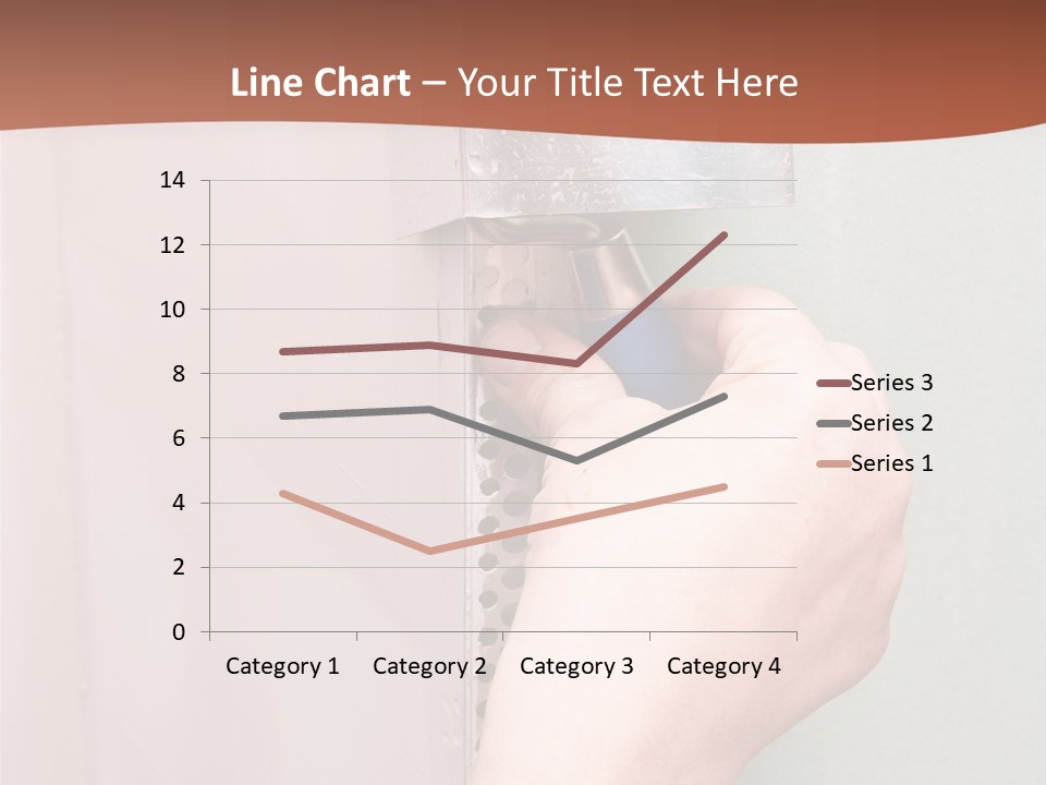 A Person Painting A Wall With A Paint Roller PowerPoint Template