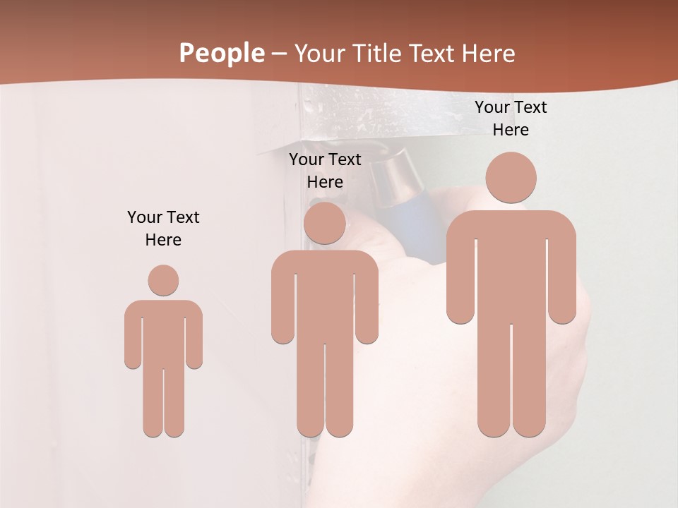 A Person Painting A Wall With A Paint Roller PowerPoint Template