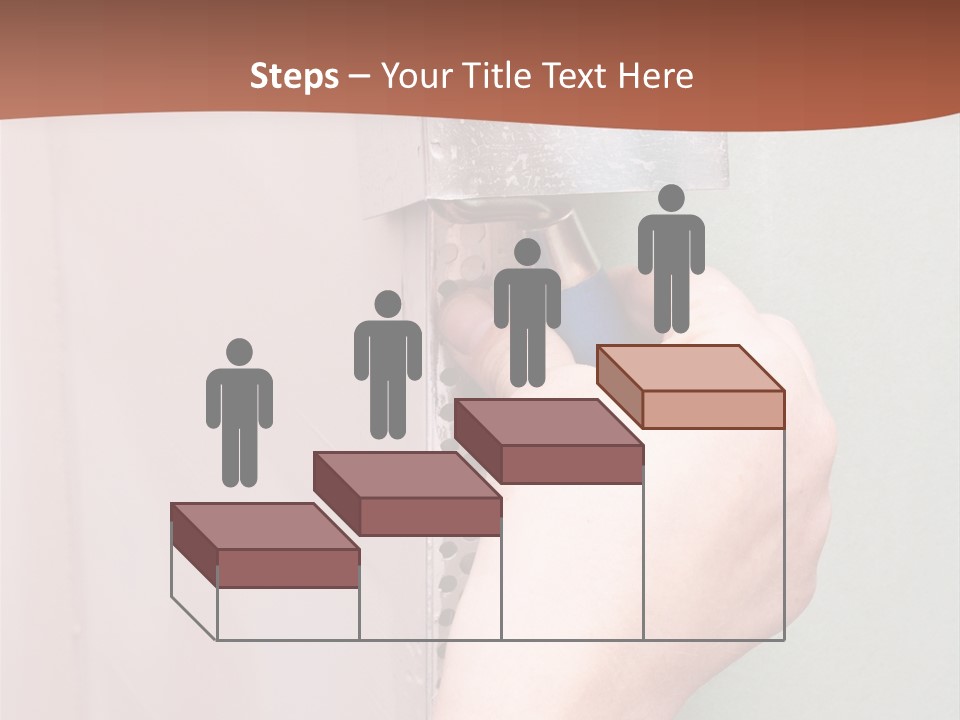 A Person Painting A Wall With A Paint Roller PowerPoint Template