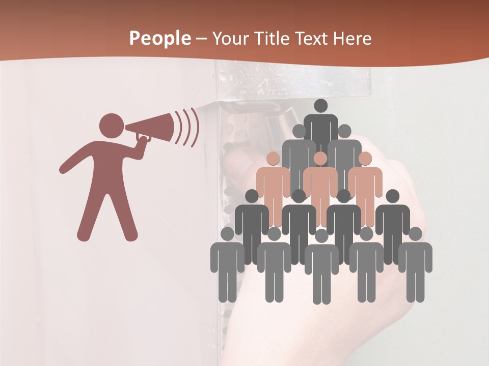 A Person Painting A Wall With A Paint Roller PowerPoint Template