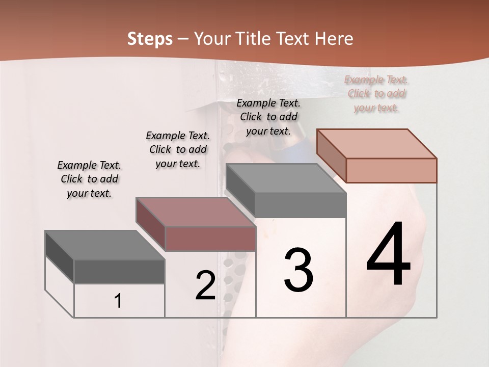 A Person Painting A Wall With A Paint Roller PowerPoint Template