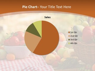 A Table Topped With Bowls Of Fruit And Vegetables PowerPoint Template