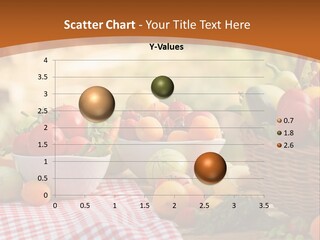 A Table Topped With Bowls Of Fruit And Vegetables PowerPoint Template