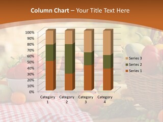 A Table Topped With Bowls Of Fruit And Vegetables PowerPoint Template