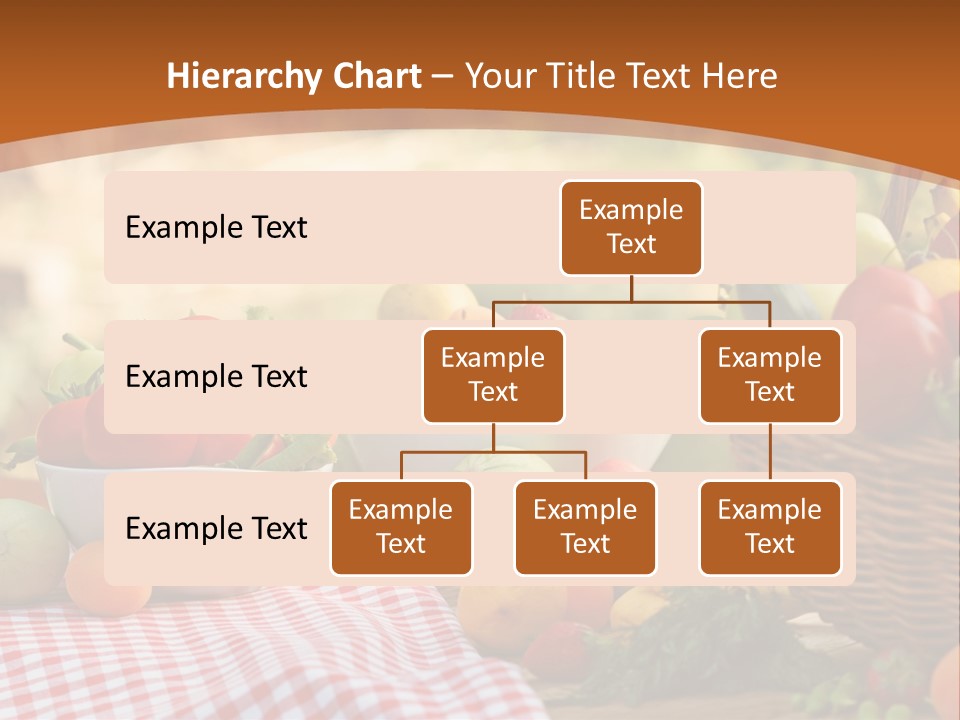 A Table Topped With Bowls Of Fruit And Vegetables PowerPoint Template