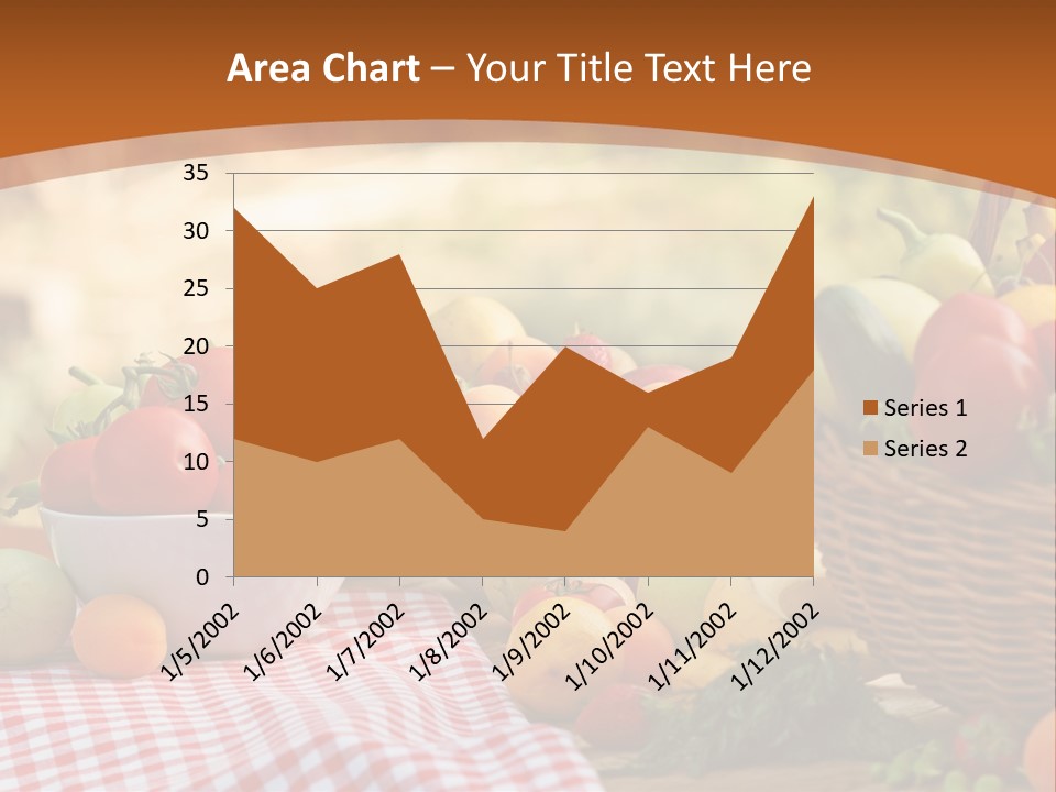 A Table Topped With Bowls Of Fruit And Vegetables PowerPoint Template