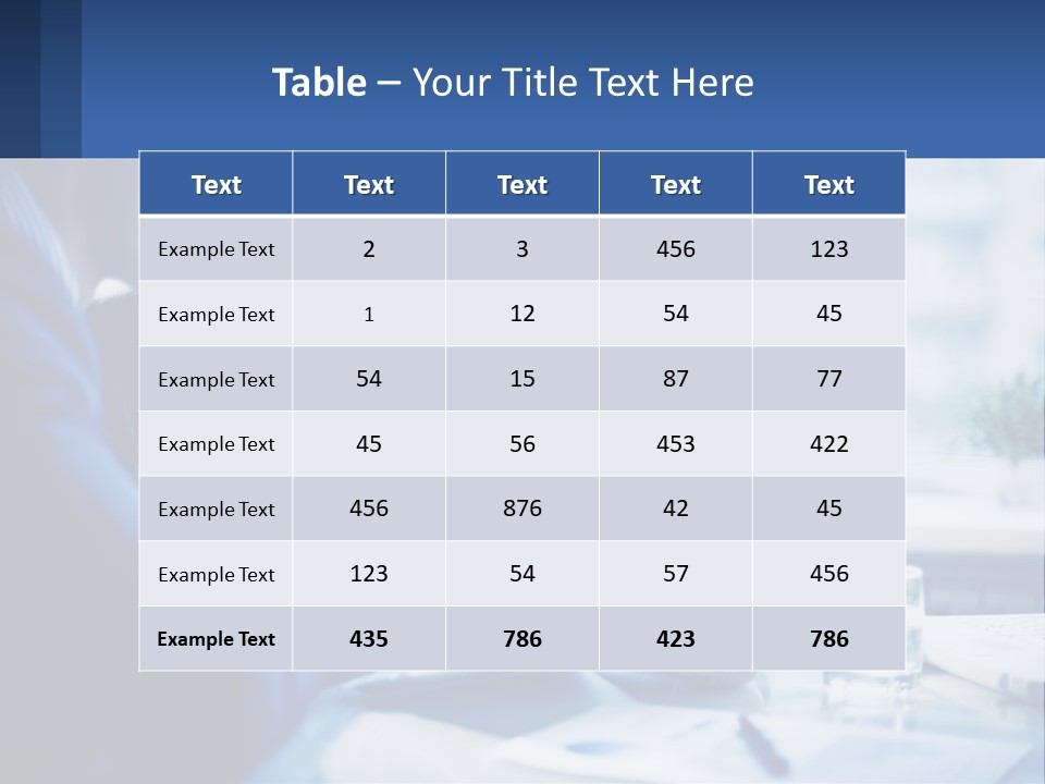 Two Men In Business Suits Sitting At A Table Looking At A Cell Phone PowerPoint Template