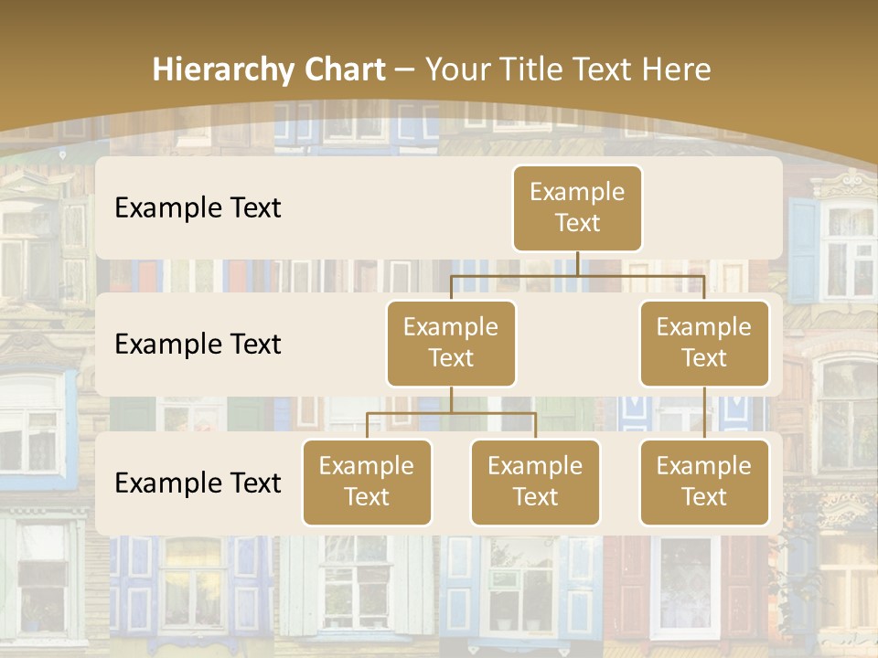 A Large Group Of Windows With Shutters On Them PowerPoint Template