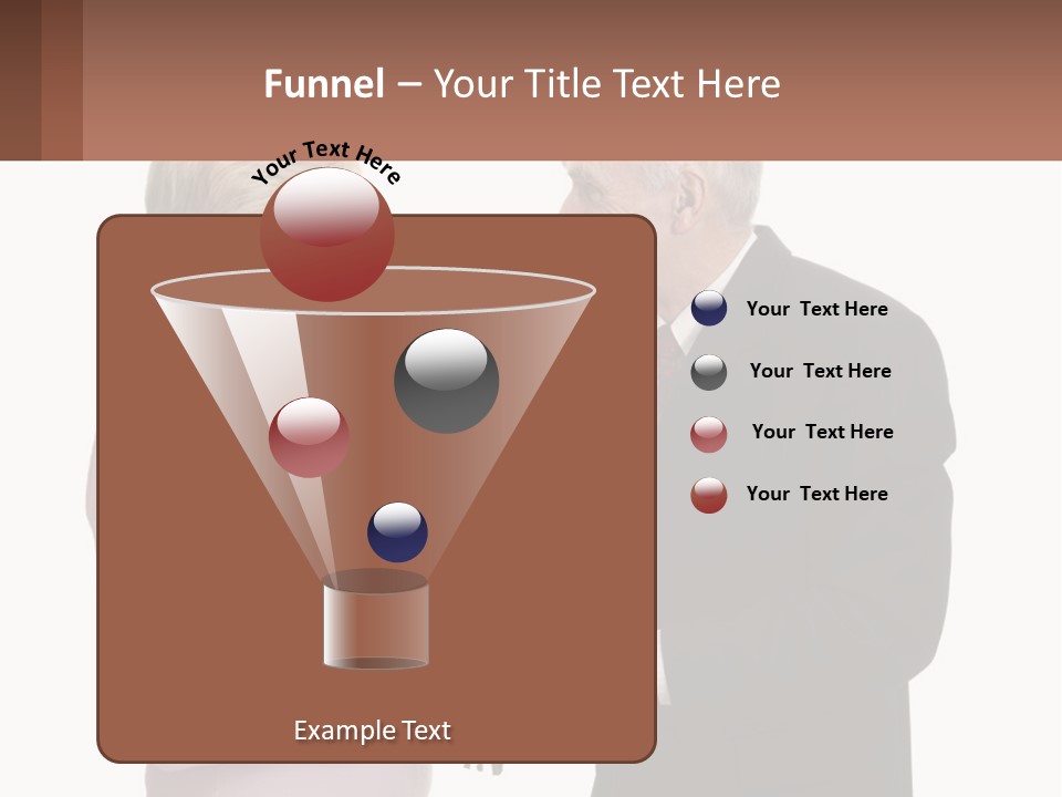 A Man And A Woman Holding A Bouquet Of Roses PowerPoint Template