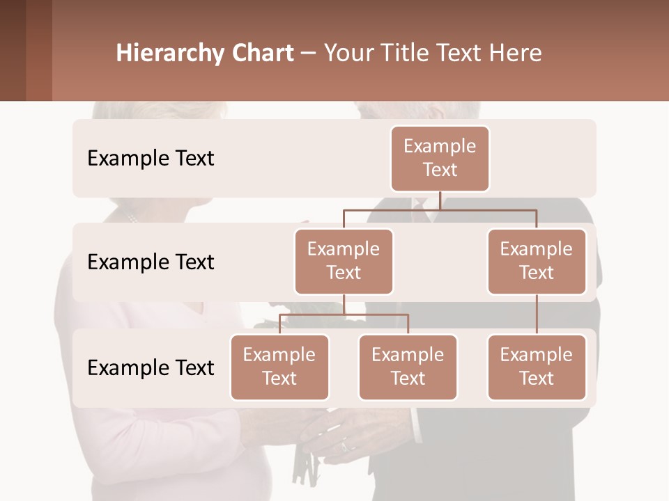 A Man And A Woman Holding A Bouquet Of Roses PowerPoint Template