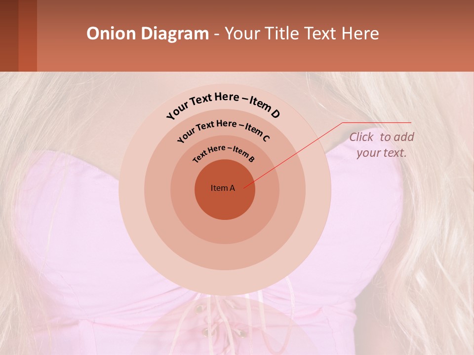 A Close Up Of A Woman's Breast Wearing A Pink Dress PowerPoint Template