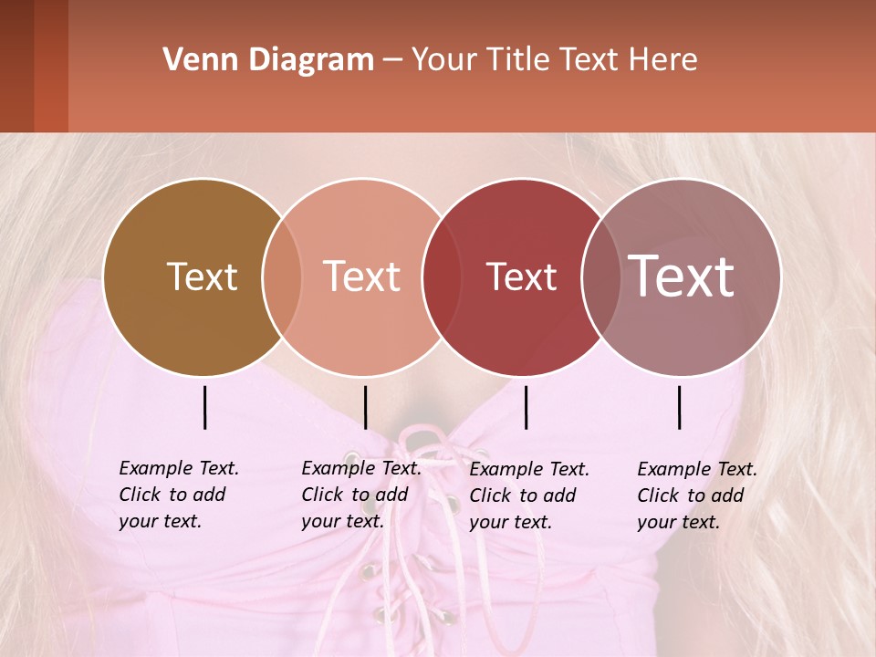 A Close Up Of A Woman's Breast Wearing A Pink Dress PowerPoint Template