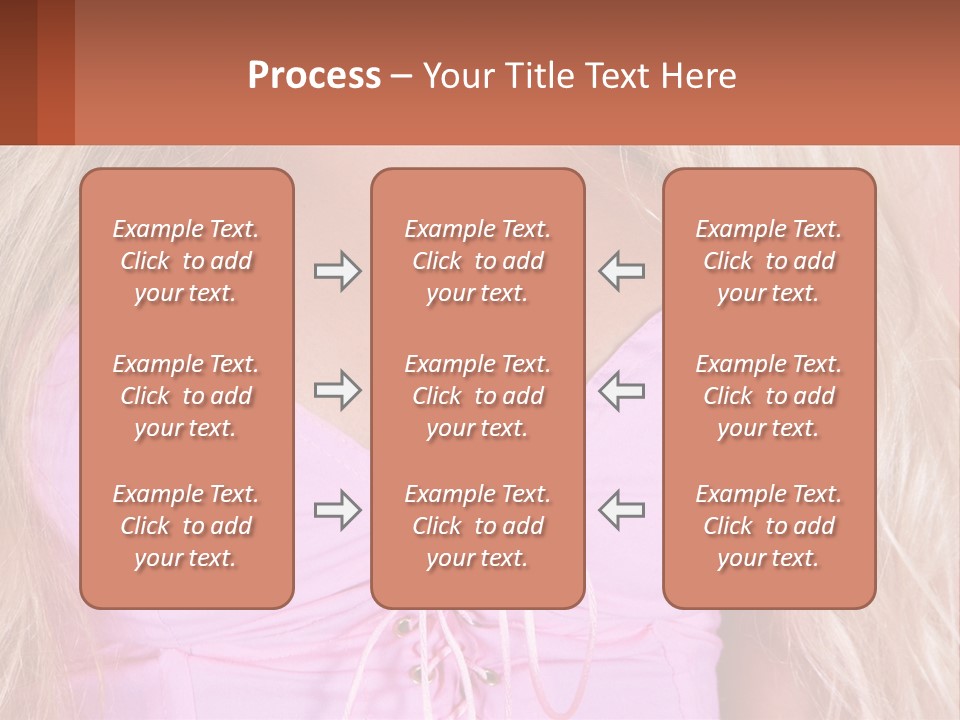 A Close Up Of A Woman's Breast Wearing A Pink Dress PowerPoint Template