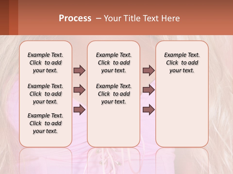 A Close Up Of A Woman's Breast Wearing A Pink Dress PowerPoint Template