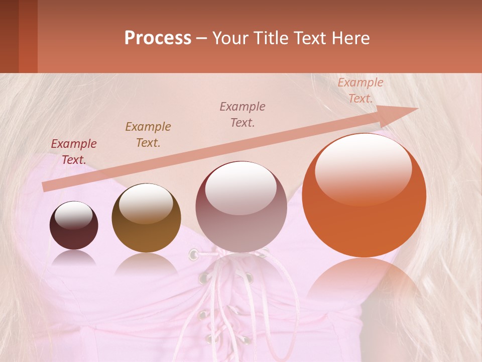 A Close Up Of A Woman's Breast Wearing A Pink Dress PowerPoint Template