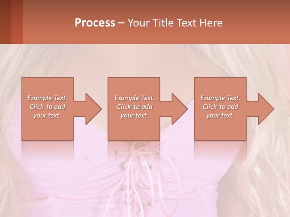 A Close Up Of A Woman's Breast Wearing A Pink Dress PowerPoint Template