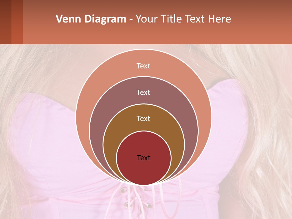 A Close Up Of A Woman's Breast Wearing A Pink Dress PowerPoint Template