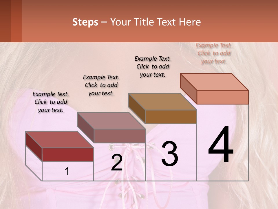 A Close Up Of A Woman's Breast Wearing A Pink Dress PowerPoint Template