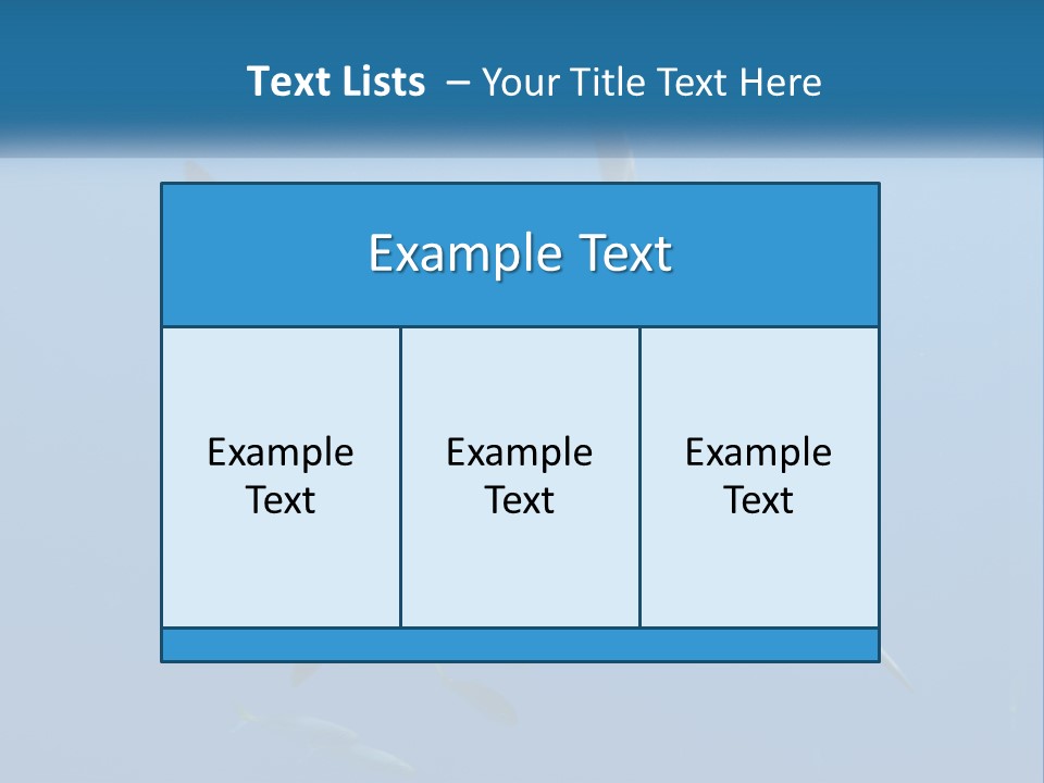 A Great White Shark Swimming In The Ocean PowerPoint Template