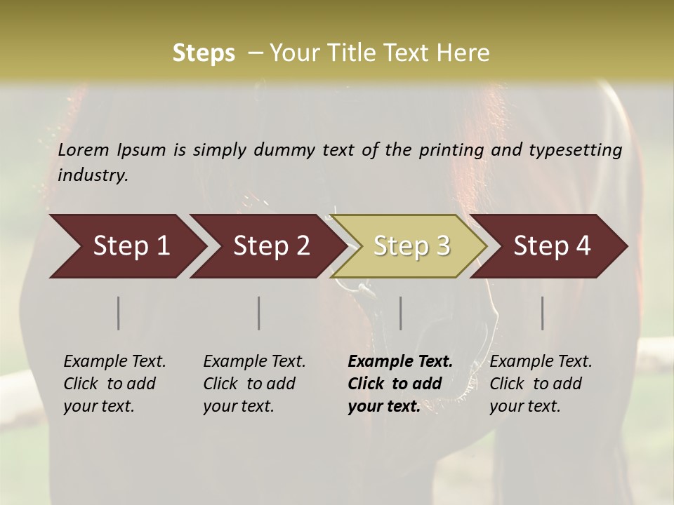 A Brown Horse Standing Next To A Wooden Fence PowerPoint Template