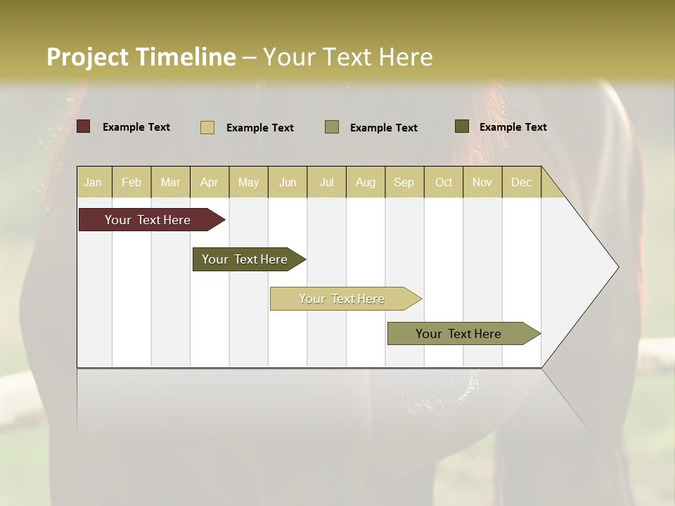 A Brown Horse Standing Next To A Wooden Fence PowerPoint Template