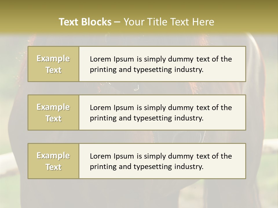 A Brown Horse Standing Next To A Wooden Fence PowerPoint Template