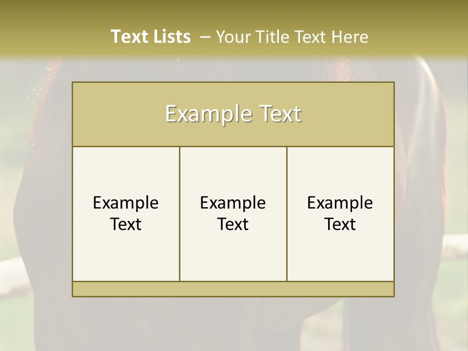 A Brown Horse Standing Next To A Wooden Fence PowerPoint Template