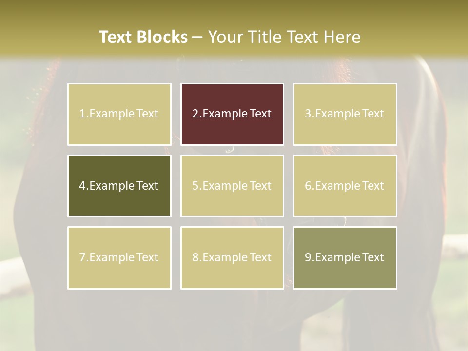 A Brown Horse Standing Next To A Wooden Fence PowerPoint Template