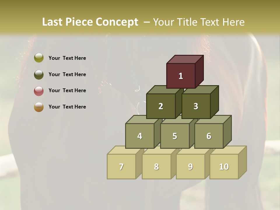 A Brown Horse Standing Next To A Wooden Fence PowerPoint Template