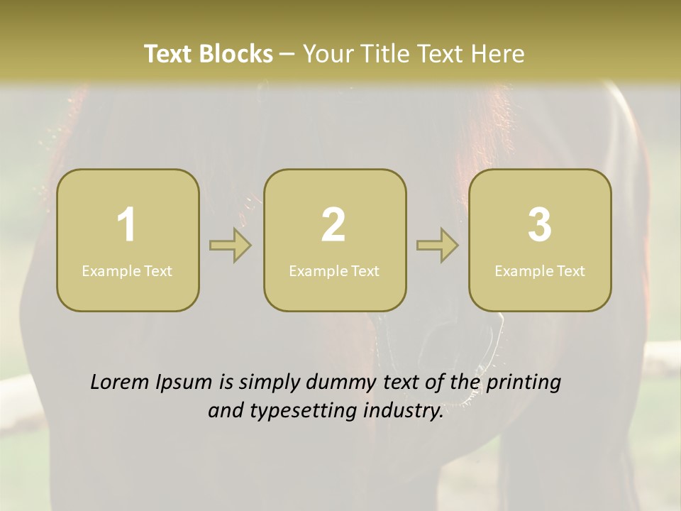 A Brown Horse Standing Next To A Wooden Fence PowerPoint Template