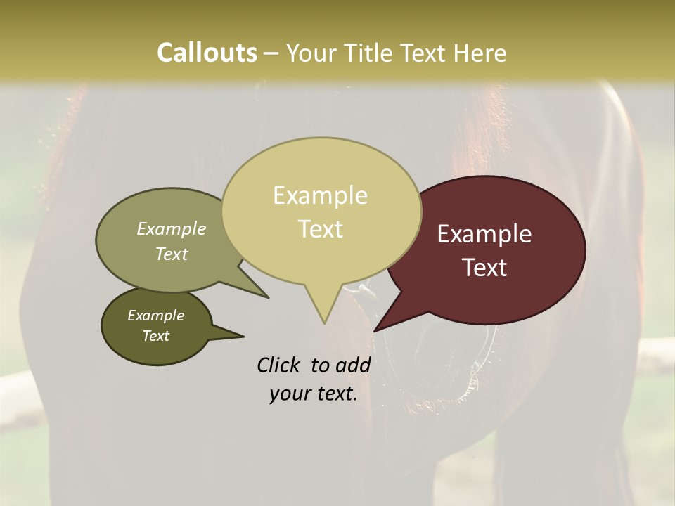 A Brown Horse Standing Next To A Wooden Fence PowerPoint Template