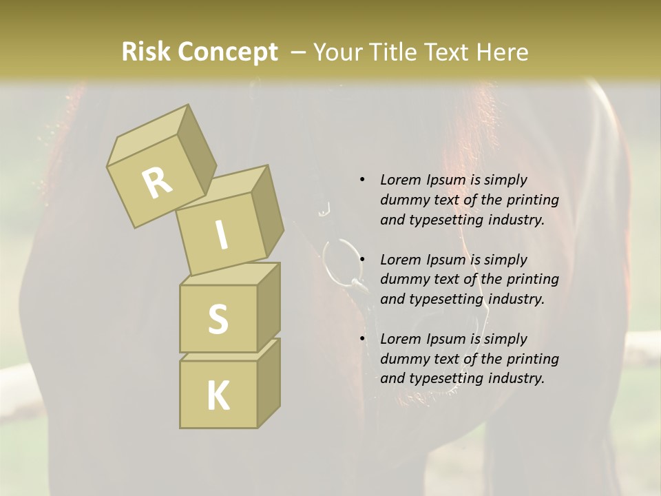 A Brown Horse Standing Next To A Wooden Fence PowerPoint Template