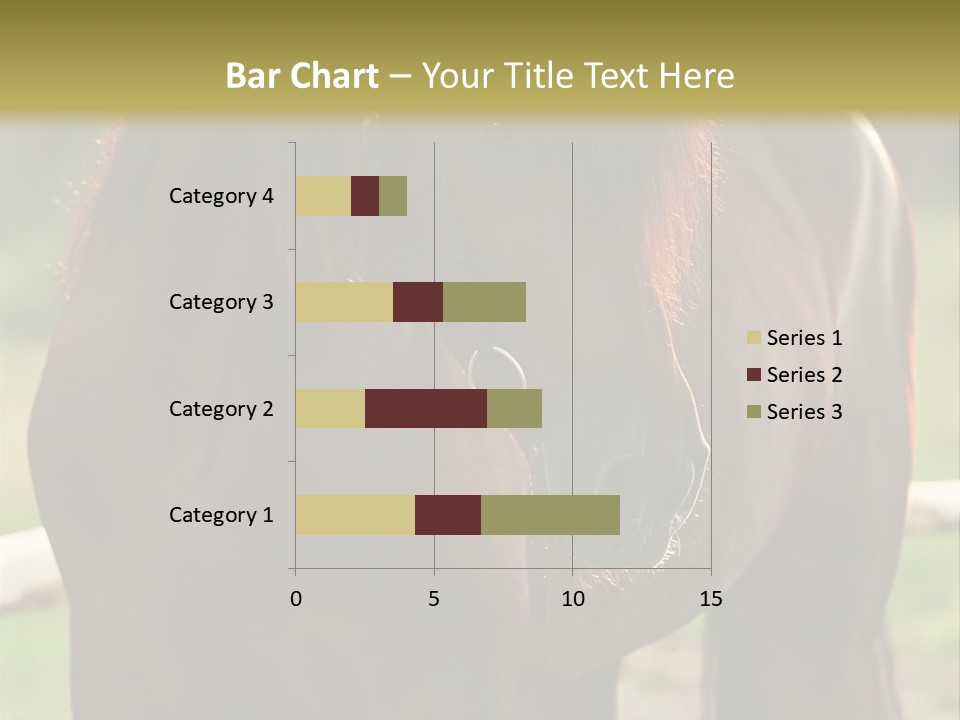 A Brown Horse Standing Next To A Wooden Fence PowerPoint Template
