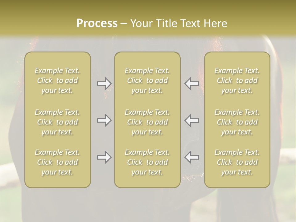 A Brown Horse Standing Next To A Wooden Fence PowerPoint Template