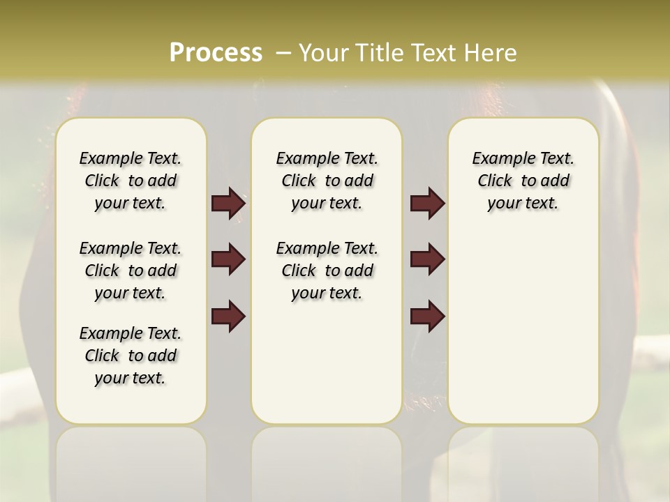 A Brown Horse Standing Next To A Wooden Fence PowerPoint Template