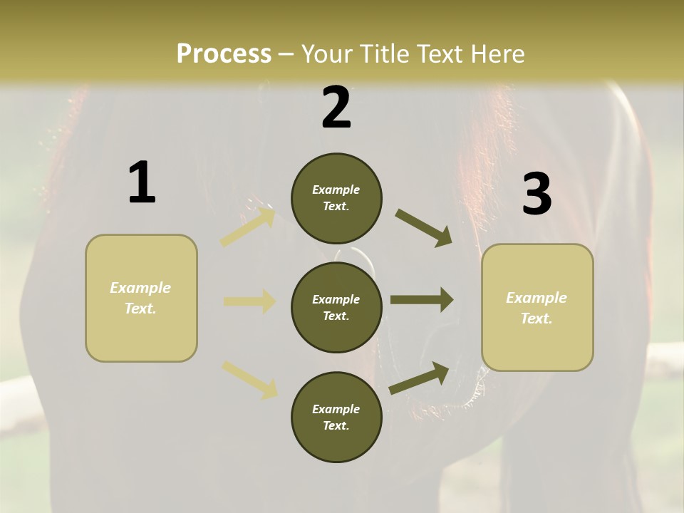 A Brown Horse Standing Next To A Wooden Fence PowerPoint Template