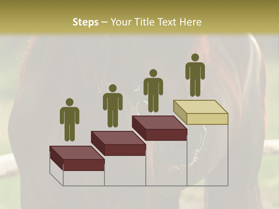 A Brown Horse Standing Next To A Wooden Fence PowerPoint Template