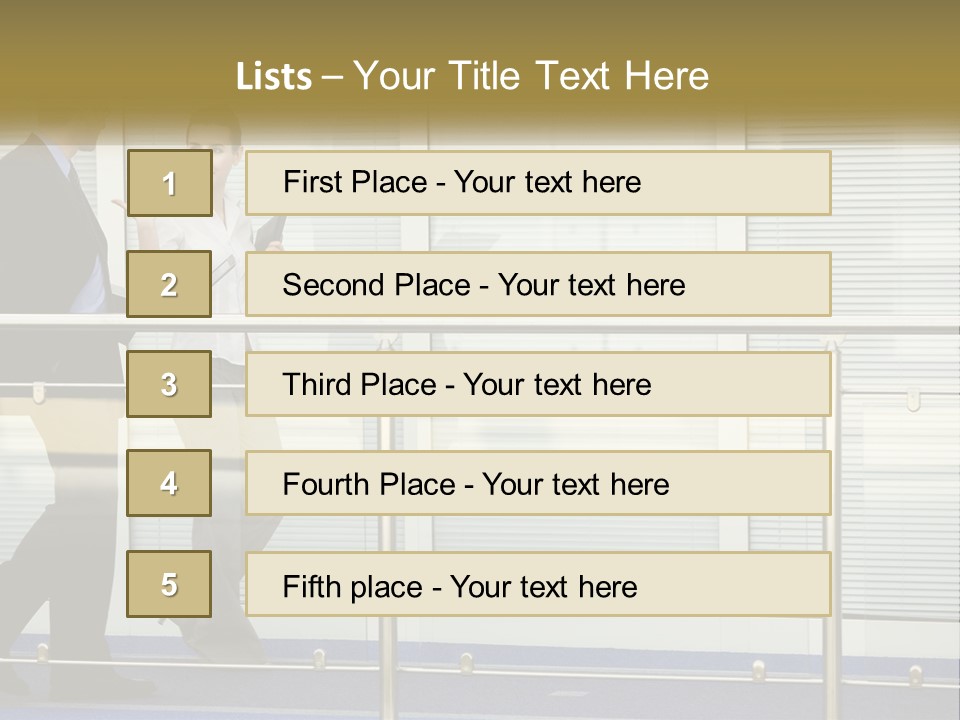 A Man And A Woman Walking Down A Bridge PowerPoint Template