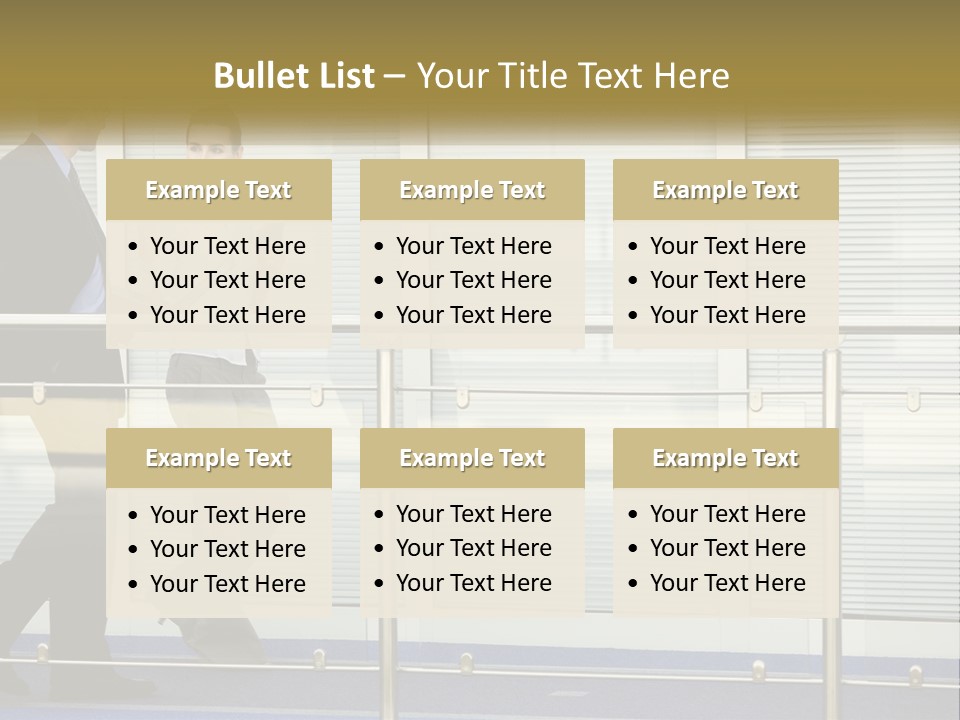 A Man And A Woman Walking Down A Bridge PowerPoint Template
