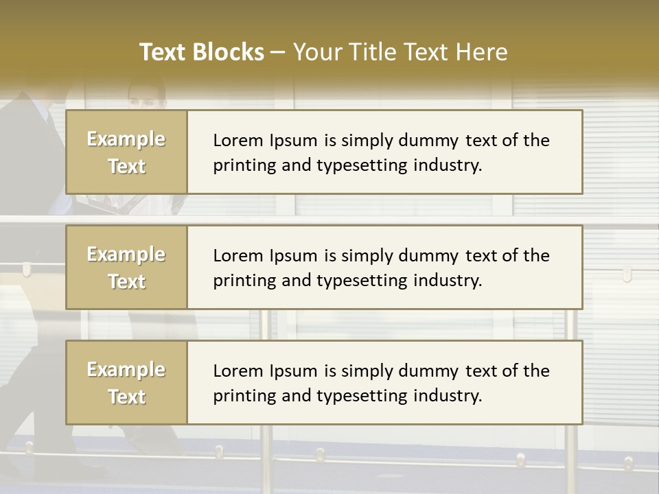A Man And A Woman Walking Down A Bridge PowerPoint Template