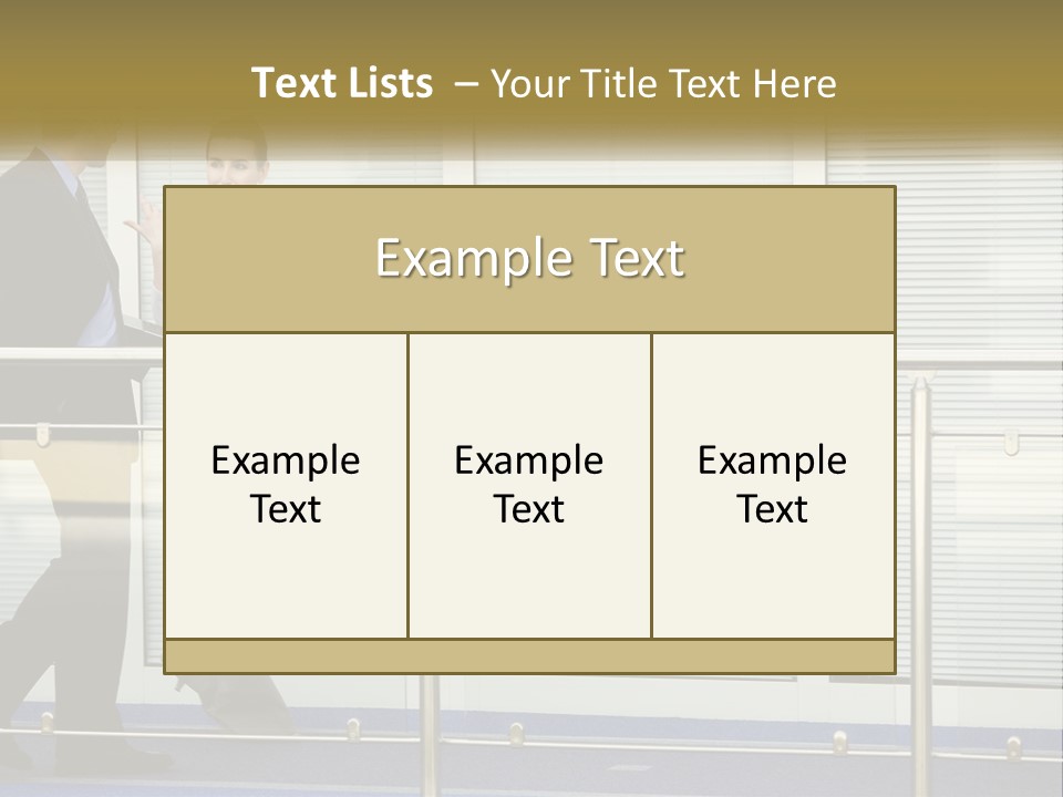 A Man And A Woman Walking Down A Bridge PowerPoint Template